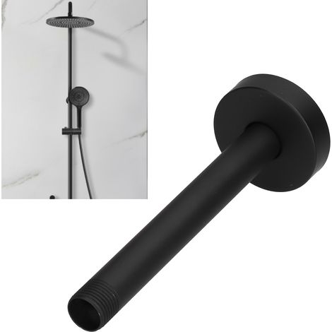 Bras de douche standard américain NPT φ20 mm, tige encastrée plafond/mur, tuyau rond dissimulé, accessoires de douche d'hôtel (1/5)