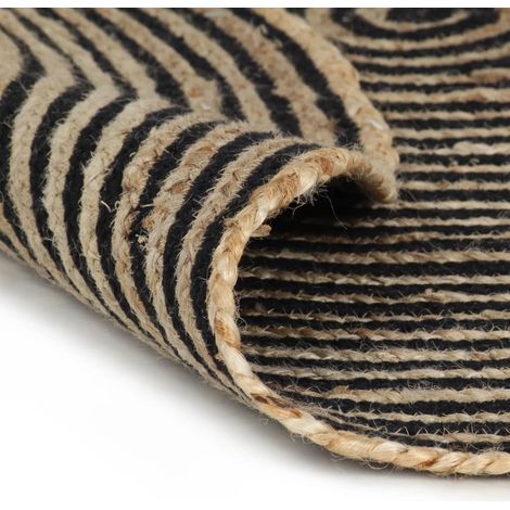 Maison Exclusive - Teppich Handgefertigt Jute mit Spiralen-Design (1/5)