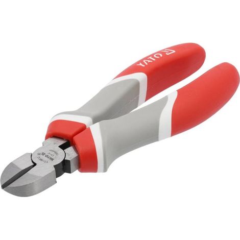 Kraft- Seitenschneider Kabelschneider 160 mm CR-V Stahl PVC-beschichtete Griffe Hochwertiger Drahtschneider +160mm (1/3)