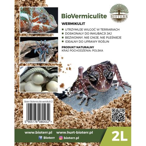 Bioterr BioVermiculite vermiculite 2l pour terrarium (1/5)