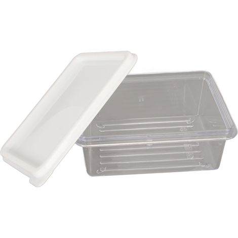 Beurrier avec couteau et couvercle 200g hermétique résistant au froid grand plat à beurre pour réfrigérateur cuisine (1/5)