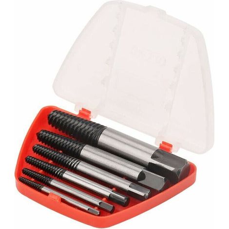 Extracteur De Goujons - Acier Chrome Vanadium - Pour Vis Tuyaux Boulons Cassés M3 À M18 - 6 Pièces (1/4)
