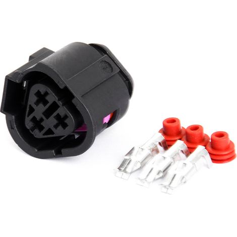 DJ7033A-6.3-21 is a 3-pin retrofit plug for automotive temperature control switches (1J0 973 203). (1/4)