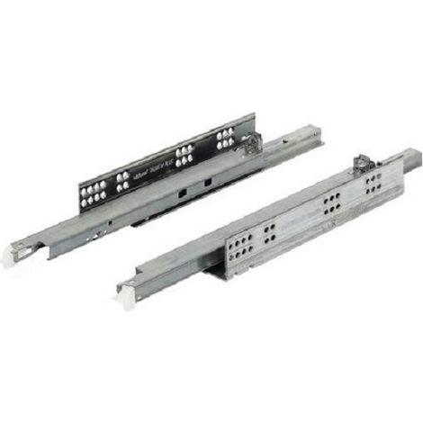 Coulisse invisible Tandem pour tiroir bois 30 kg avec amortisseur sortie totale longueur de 300 mm BLUM COU560H300B