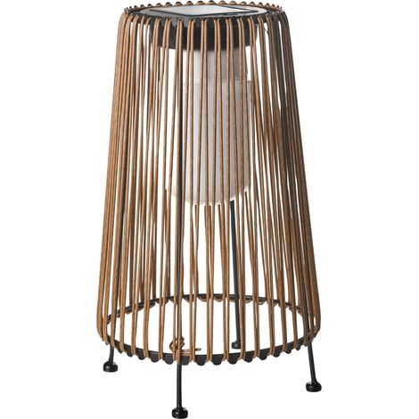 Solarbetriebene Laterne SEMLIKI 35 cm Naturfarben