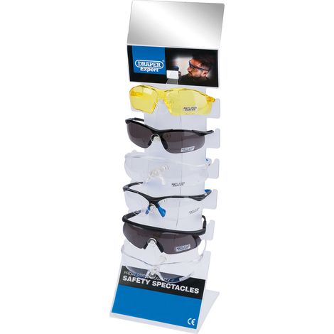 Draper 23341 Countertop Display of Six Safety Spectacles (1/5)