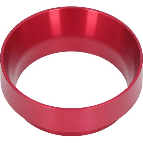 Entonnoir doseur de poudre en alliage d'aluminium anti-déversement, anneaux doseurs universels magnétiques pour la maison et les cafés, rouge, 58 mm (1/5)