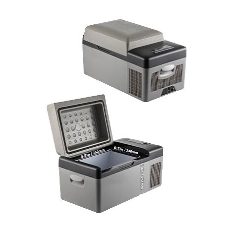Nevera portátil para coche, diseño compacto, refrigeración eficiente, 20 litros. (1/2)