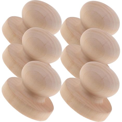 manches de tampon en bois avec poignée ronde manches de (1/5)
