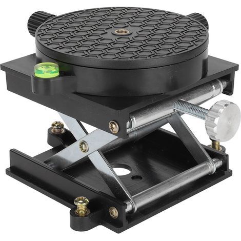 Plateforme élévatrice de mise à niveau, table de travail rotative à 360° pour niveaux laser, support de mise à niveau automatique
