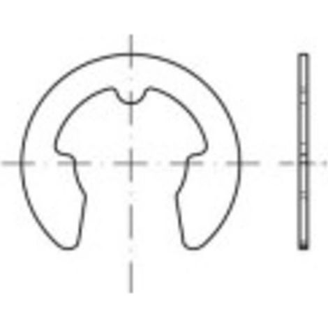 [NEUWERTIG] Sicherungsscheibe Innen Durchmesser 4.1 Mm Din 6799 Federstahl 500 St. Toolcraft B-Ware