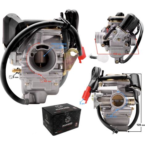 Carburateur GY6 et quad 150 cm³ 4T p.24 mm (1/5)