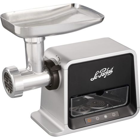 LE PARFAIT HRPRO600 Hachoir à viande électrique 600W gris 2 vitesses fonction reverse tête 66 mm