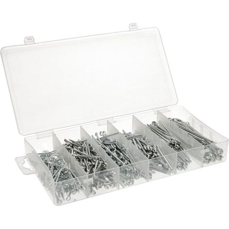 KOTARBAU Lot de 555 barrettes en acier galvanisé 6 tailles (1/5)
