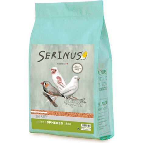 Serinus Microsfere bagnate e secche 18/10 3 kg