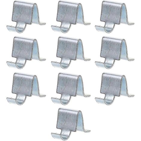 10 clips de fixation robustes en métal pour étagères de classeursSupports d&39étagère en fer résistant (1/2)