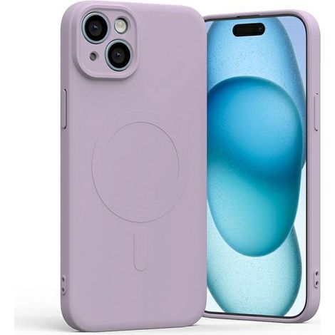 Custodia MagSafe Mercury per iPhone 15 Plus, lilla e viola