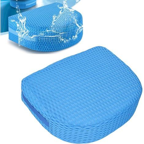 Siège Rehausseur de Spa pour Adultes, Coussin de Spa en Maille d'air 3D avec Antidérapant, Séchage Rapide et Accessoires de Bain à Remous Lestés, Coussin de Spa pour Utilisation (1/4)