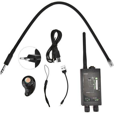 M8000 Signaldetektor mit Antenne und automatischer Verfolgung für private Sicherheitsdienste (100-240V EU-Netzteil) (1/5)
