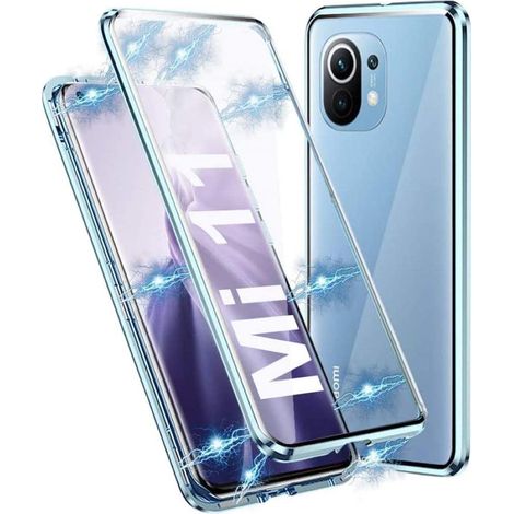 FUNDA PARA XIAOMI MI 11 BUMPER FRAME CERRADO AZUL FRAME FUNDA (1/5)