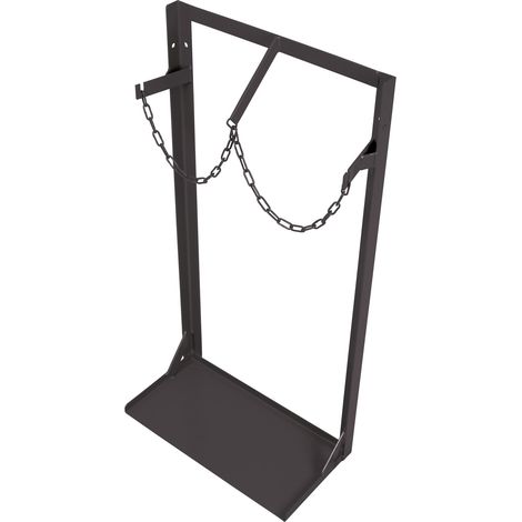 Cordes Stahlflaschenständer für 2 Flaschen 40-50 Ltr. RAL 7016 (1/3)