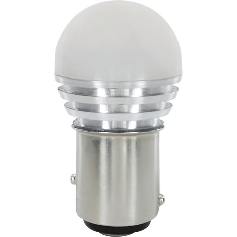 12/24V Mega-Led 9 - 1 SMD x 9 chips - (P21/5W) - BAY15d - 1 pz  - Scatola - Bianco (1/4)