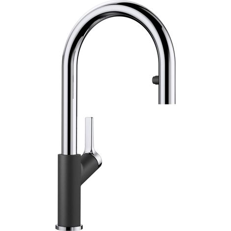 Mitigeur monocommande de robinet pour la cuisine haute pression, Look Anthrazit/Chrom (1/5)
