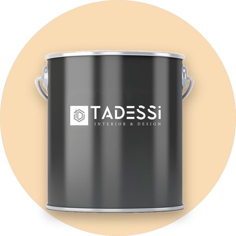 TADESSI Wandfarbe Beige - Graubeige - abwaschbare Innenfarbe matt - Dispersionsfarbe - Geruchsarm und Lösemittelfrei