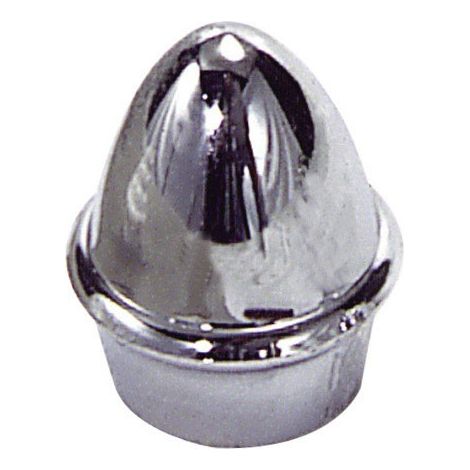 Tubo Terminale Manubrio Esterno 16 mm.Ø Cromato