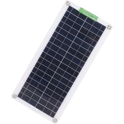 Kit panneau solaire portable 30W 18V monocristallin pour voiture camping-car bateau marin (1/5)