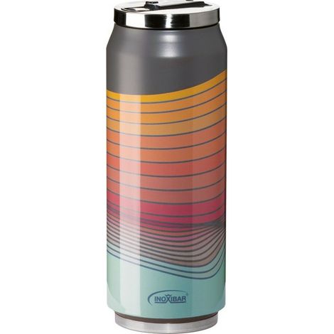 Termo de Viaje Inoxibar 61261 RED WAVES Rojo 280 ml