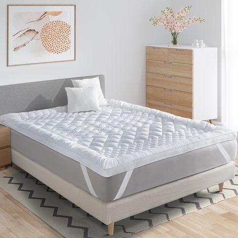Sobrecolchón SACHA 140x190 CM 7 zonas de confort grueso y suave 600 gr (1/5)