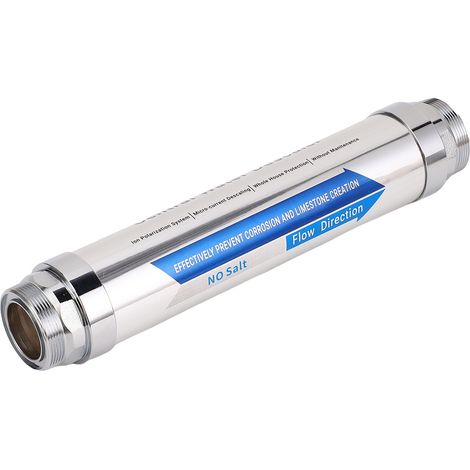Système adoucisseur d'eau compact magnétique sans sel, anti-calcaire, pour toute la maison (douche, lave-vaisselle, chauffe-eau solaire) - 1/2 pouce (DN15) (1/5)