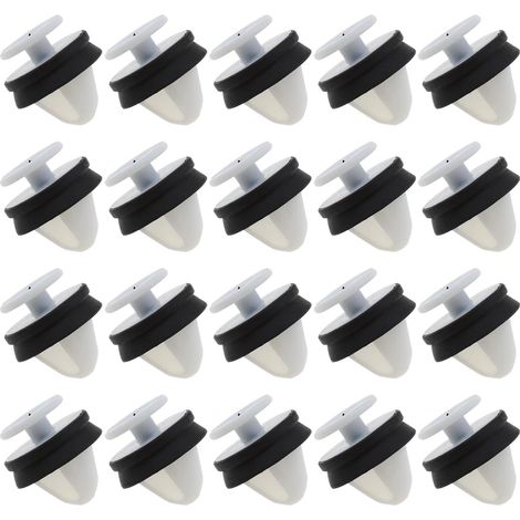 Clips de Garniture de Couvercle de Rail de Guidage de Porte Coulissante en Plastique 7H0843514 7E0843514 Compatible avec Transporter T5 2009-2015 Clip de Porte Latérale de Voiture (1/5)