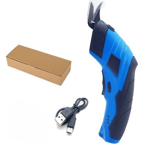 Ciseaux électriques, coupe-tissu électriques, tondeuses à cuir, outils de coupe portatifs alimentés par batterie lithium-ion.