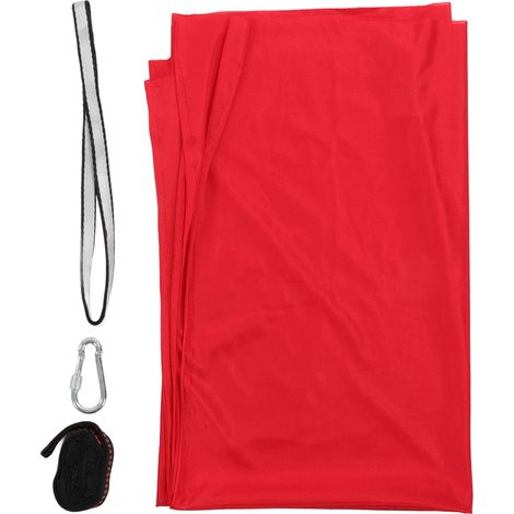 Hamac Enfant Polyester Élastique Confortable - Hamac Sensoriel Aérien Yoga pour Intérieur et Extérieur Rouge (1/5)
