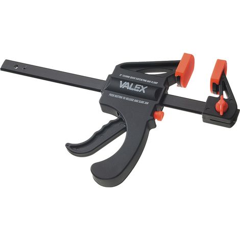 Strettoio reversibile a sgancio rapido VALEX 1454626 - 150 x 45 mm, Apertura 150 mm