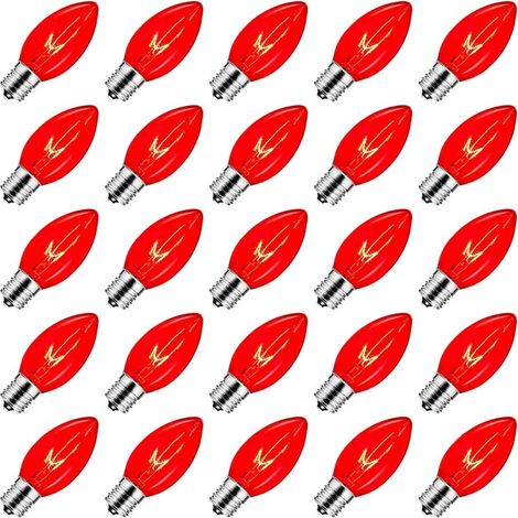 petite lampe à bougie rouge allumée, ampoule électrique pour bougie, ampoule pour sanctuaire du Dieu de la Richesse, barre lumineuse LED large (1/5)