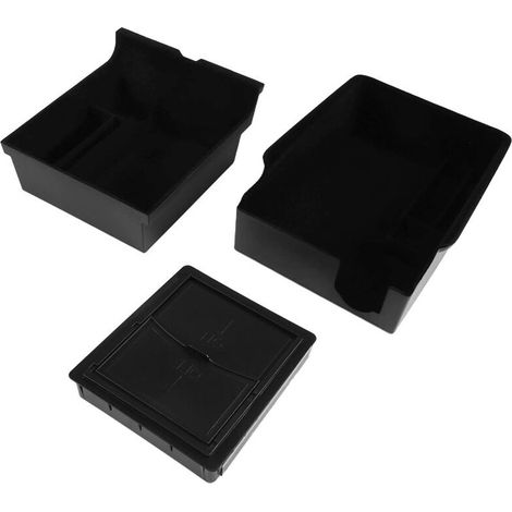 PièCes SéRies Plateau D'Organisateur de Console Centrale Adapté pour 2021 Model 3 / Y Accoudoir Cubby Tiroir BoTe de Rangement Accessoires (1/2)