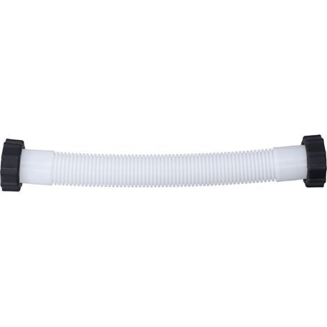 Tuyau de rechange pour pompe de piscine Intex 1,5 po de diamètre Tuyau de remplacement pour piscines hors sol Blanc 0,4 m / 1,3 pi (1/5)