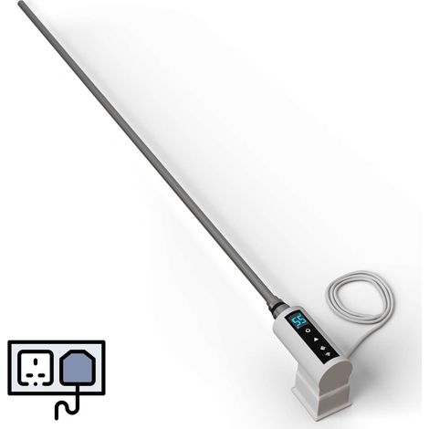 INOW+ - White Heating Element 900w Thermostatic WIFI With Plug (1/2)