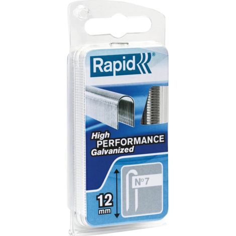 Set di 960 ponticelli RAPID 7 a filo piatto da 12 mm Rapid