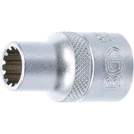 BGS Steckschlüssel-Einsatz Gear Lock Antrieb Innenvierkant 12,5 mm (1/2") SW 10 mm - 10210 (1/3)