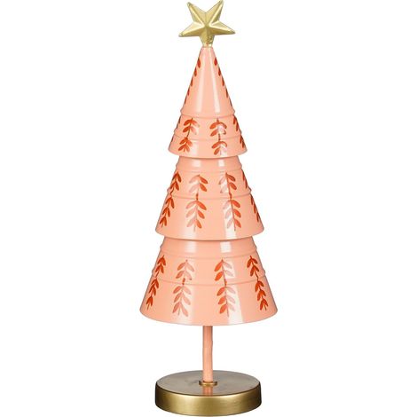 Mica Decorations Sapin de Noël décoratif Rose H40xl13xL13cm (1/3)