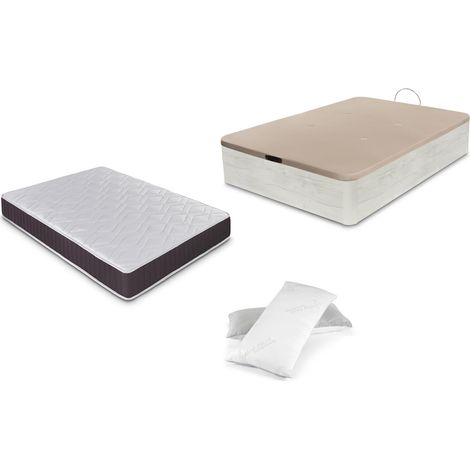 CONJUNTO Canapé abatible + colchon + almohada - Artico - 135x190