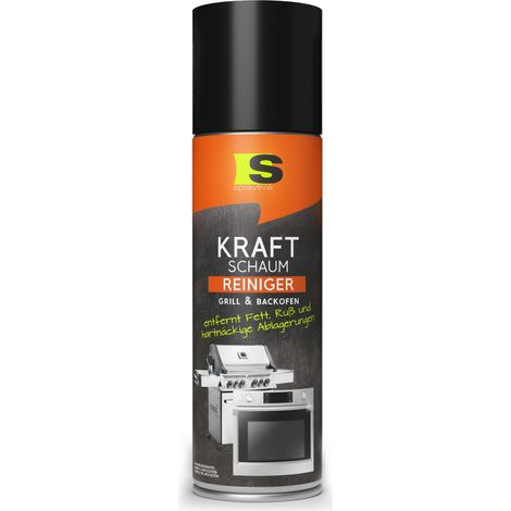 Spraytive 1x 500ml Grill- & Backofenreiniger - Kraft-Schaum-Spray - Einfache Reinigung von Backblech, Grillrost, Topf & Co. (1/4)