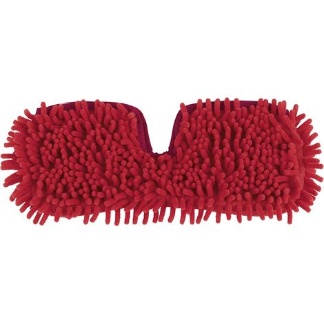 Balai Vaporisateur Flexible Rouge Balai réversible Pratique pour Nettoyage à l’Eau ou à Sec Ersatz-Wischtuch 2er-Set (1/5)