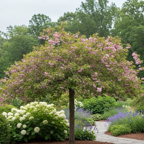 Cerisier du Japon Accolade, Cerisier à fleurs/Pot de 20L - 1/2 Tige 8/10