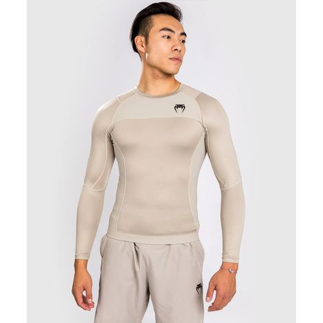 Venum Herren G-Fit AIR Langarm-Rashguard Sand M