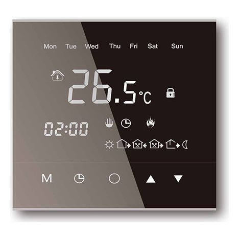 BERNSTEIN - Thermostat pour chauffage au sol électrique avec écran tactile - WL-6T (1/2)